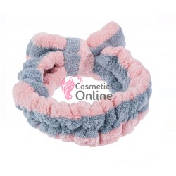 Bentita cu elastic pentru cosmetica Roz cu Gri, art MJ 1189692